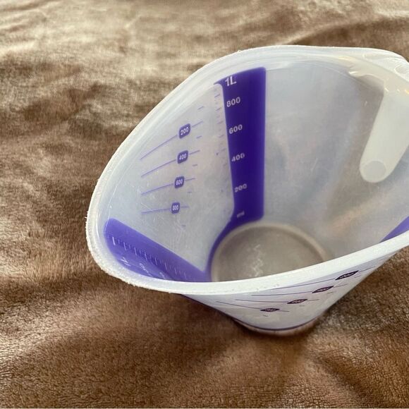 Tupperware Blue and Clear Measuring Jug 1000 ml (metric) - Picture 2 of 7